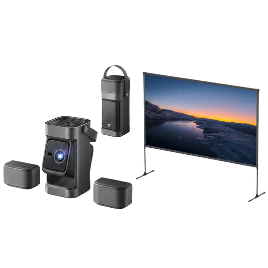 soundcore Nebula P1 + Nebula 100-Inch Home Projector Screen