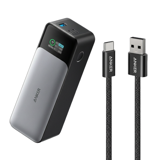 Anker 737 Power Bank (PowerCore 24K) + Anker Zolo USB-A to USB-C Cable