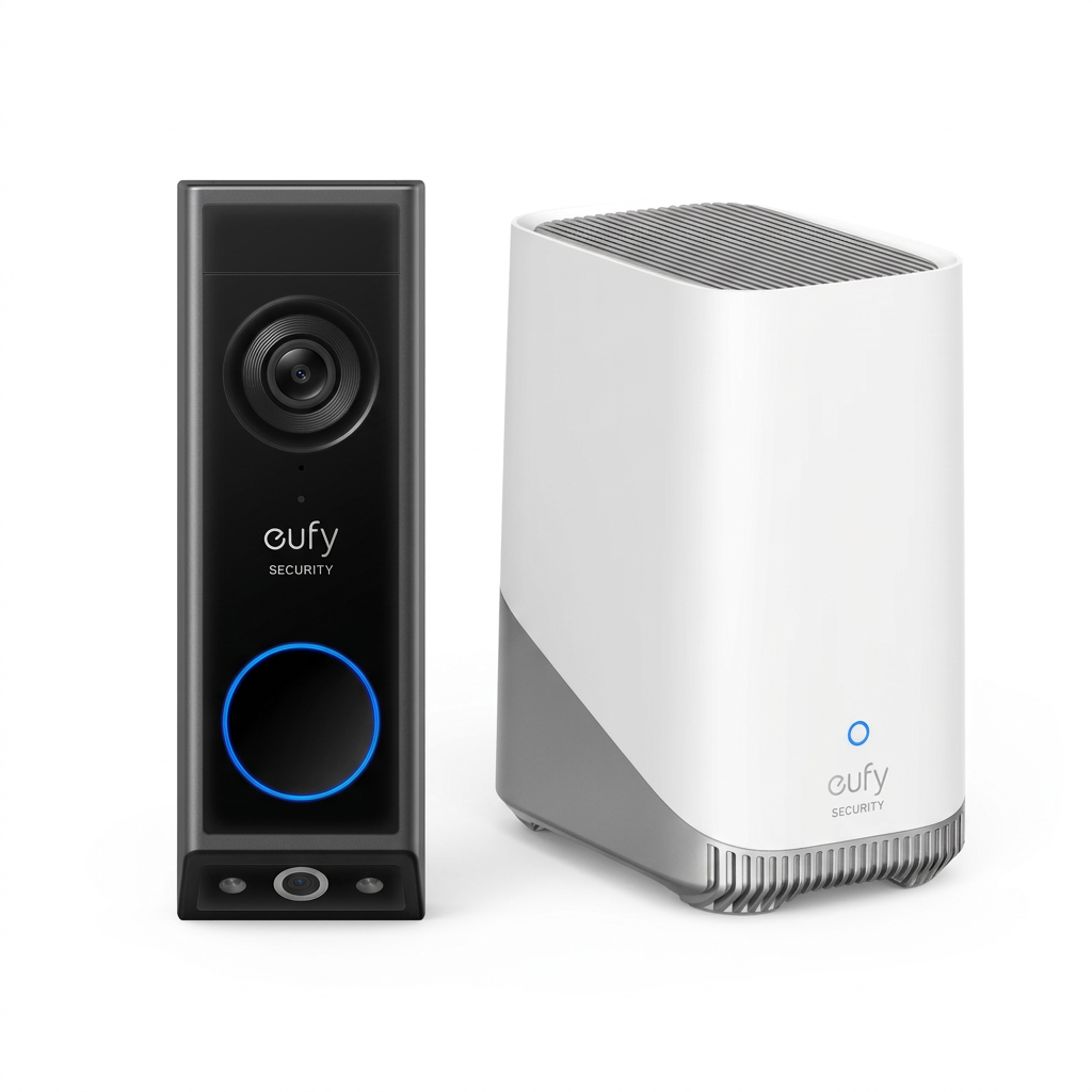 eufy Video Doorbell E340 + eufy HomeBase 3