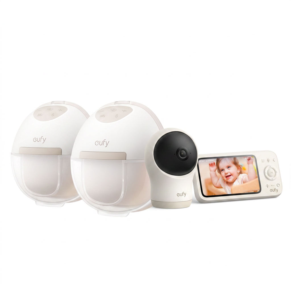 eufy Baby Monitor C10 + eufy Wearable Breast Pump E20