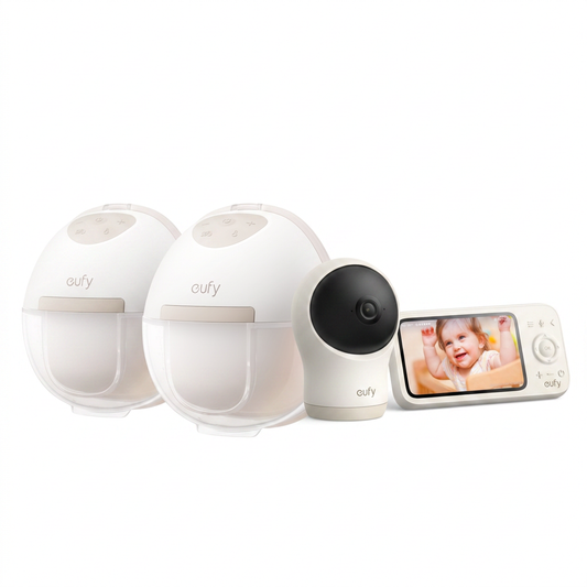 eufy Baby Monitor C10 + eufy Wearable Breast Pump E20
