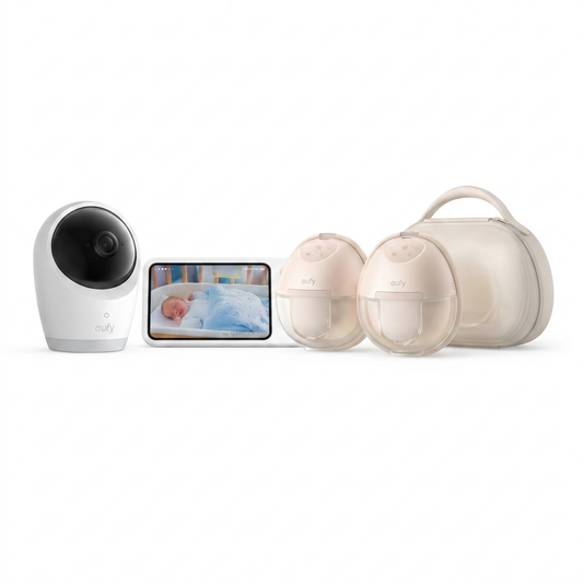 eufy Baby Monitor E21 + eufy Wearable Breast Pump S1 Pro