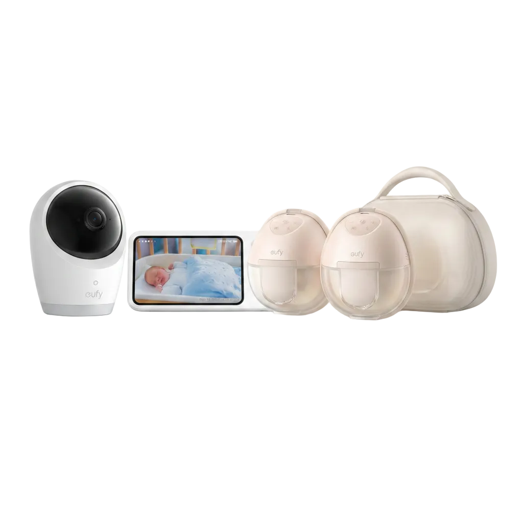 eufy Baby Monitor E21 + eufy Wearable Breast Pump S1 Pro