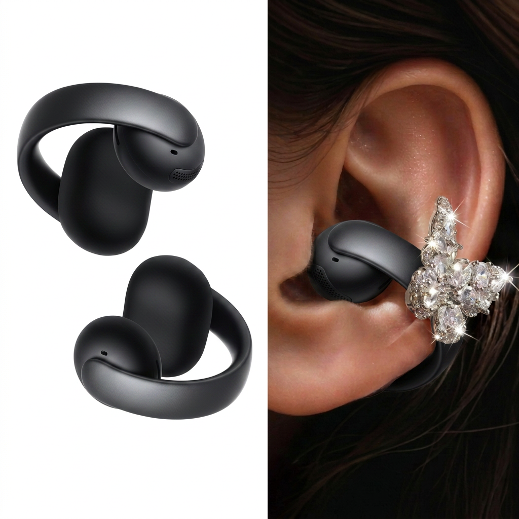 soundcore AeroClip Open Ear Headphone + Stylish Butterfly Accessory | Exclusive Design for soundcore AeroClip