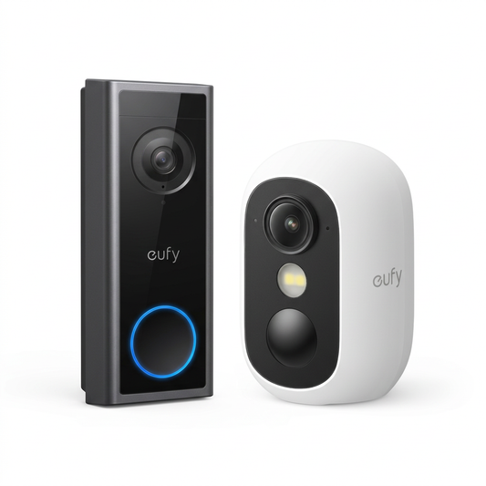 eufy Video Doorbell C30 + eufy Camera C35