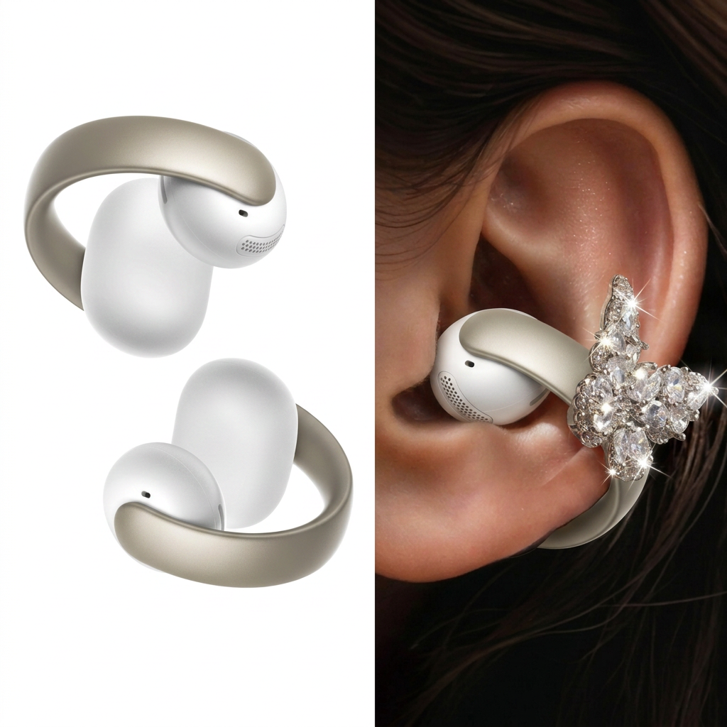 soundcore AeroClip Open Ear Headphone + Stylish Butterfly Accessory | Exclusive Design for soundcore AeroClip