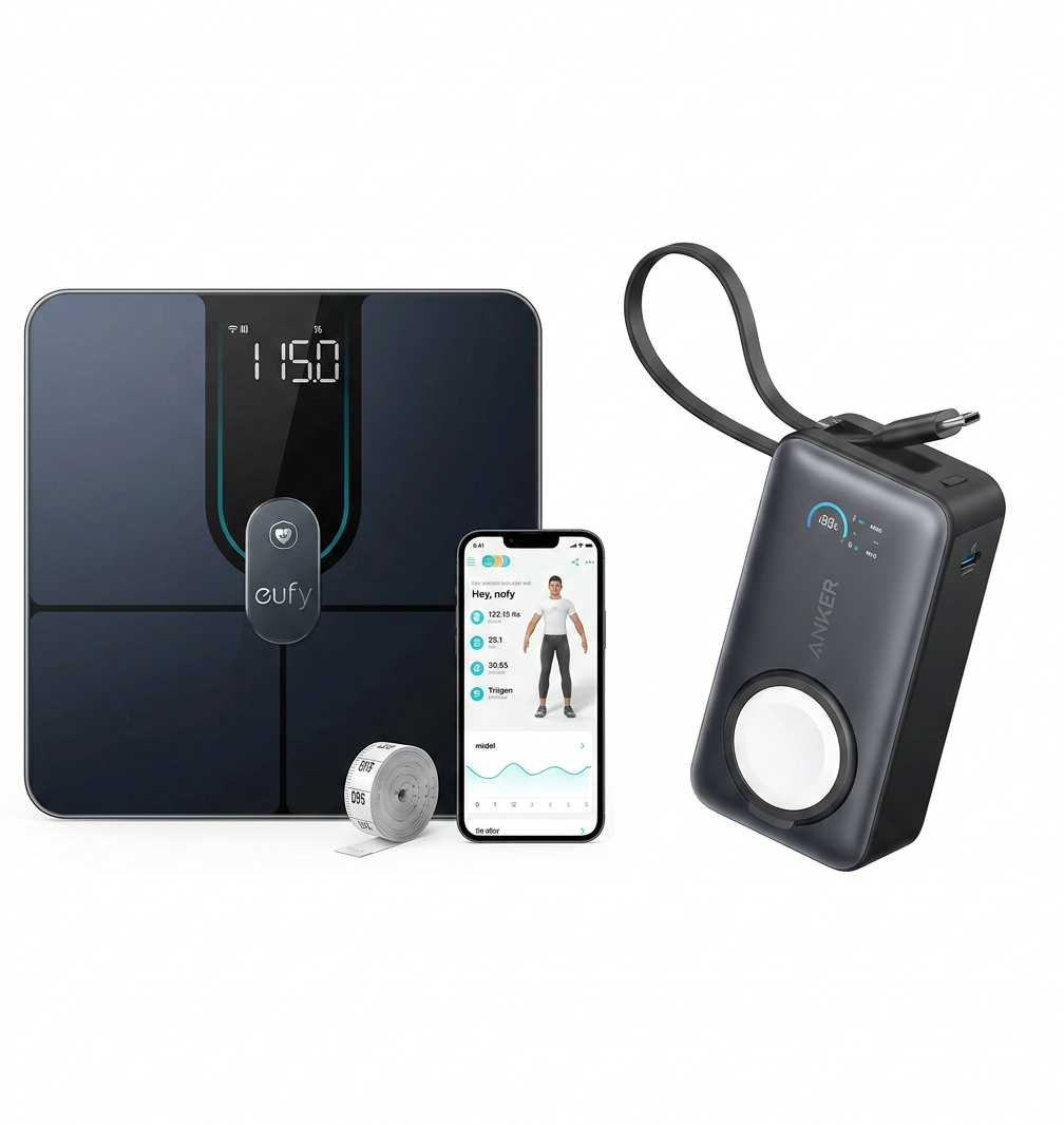Smart Scale P2 Pro + Anker MagGo Power Bank