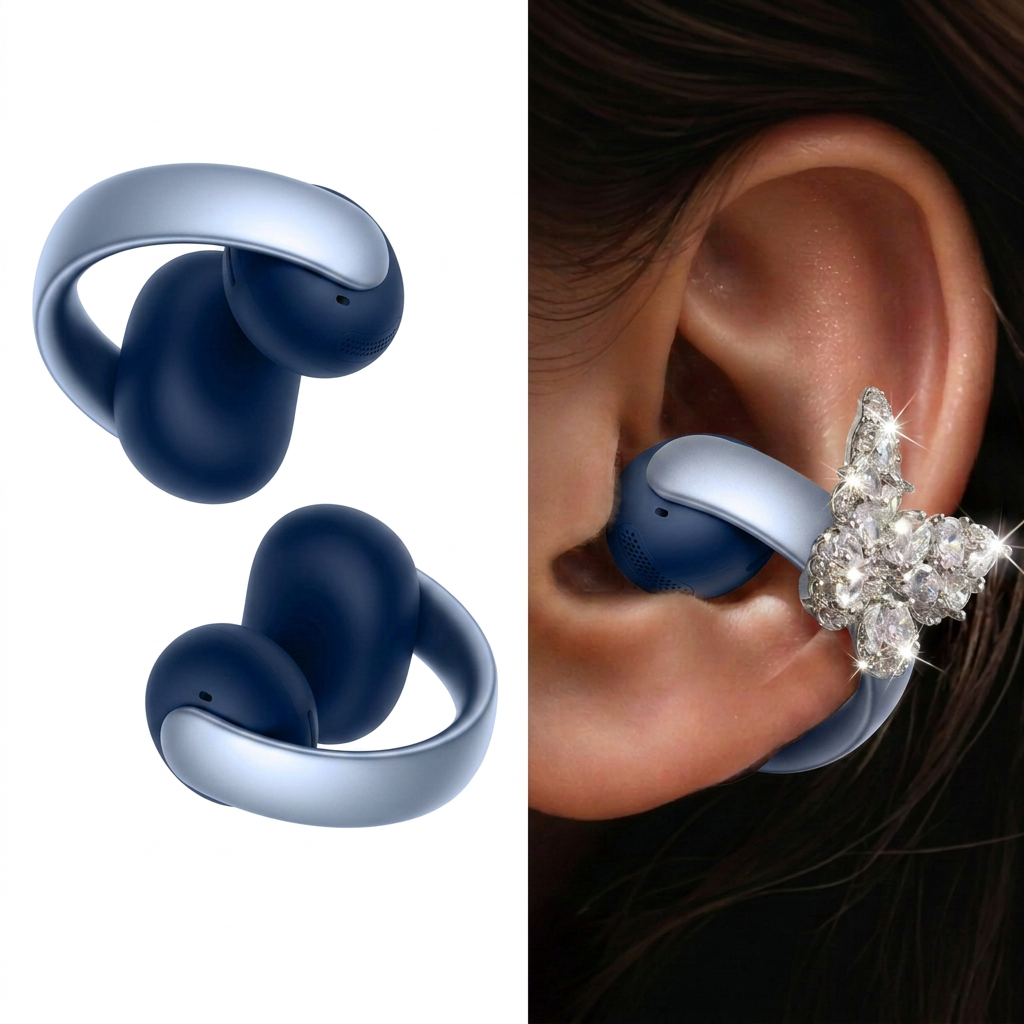 soundcore AeroClip Open Ear Headphone + Stylish Butterfly Accessory | Exclusive Design for soundcore AeroClip