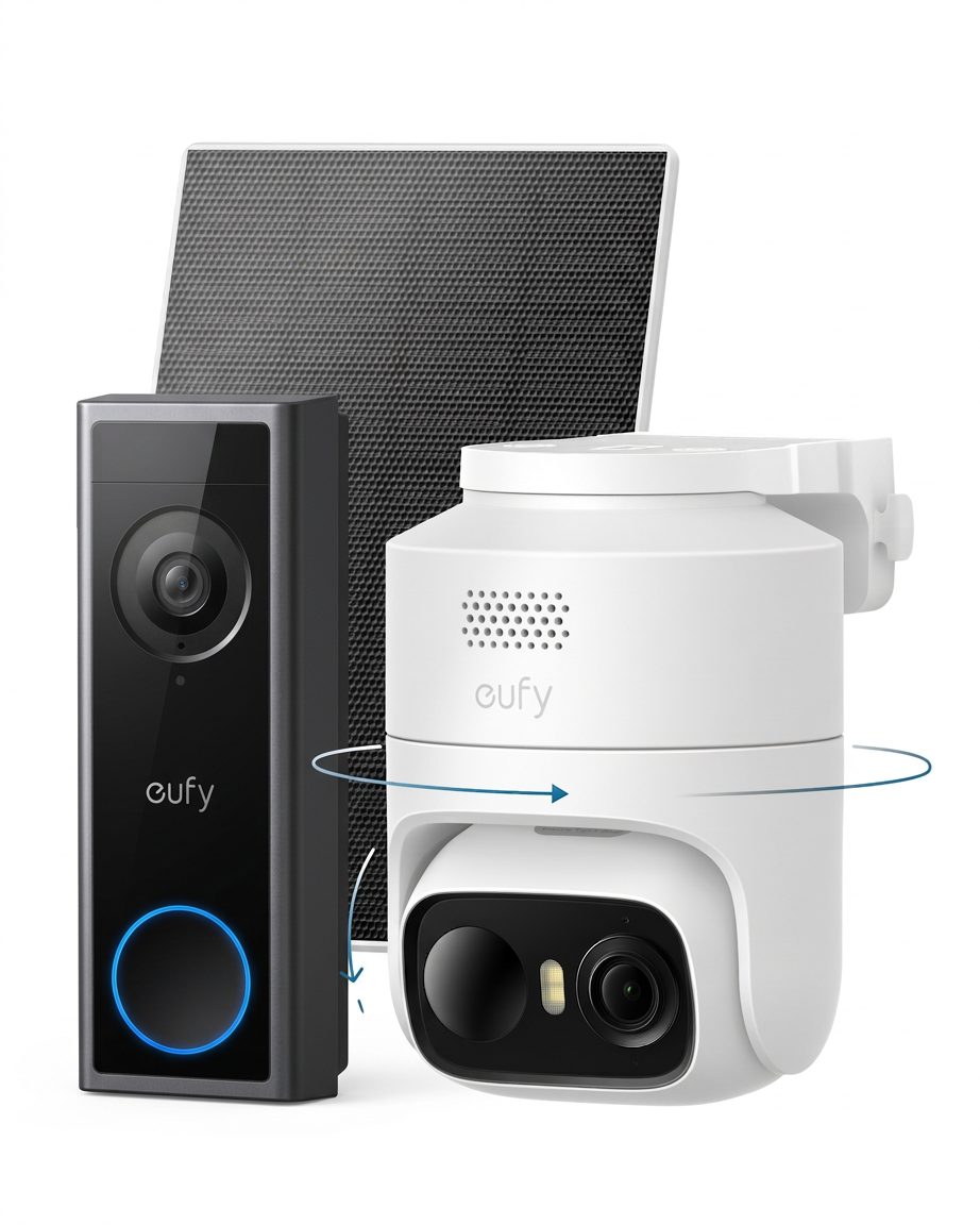 eufy Video Doorbell C30 + eufy Camera C37