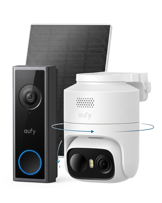 eufy Video Doorbell C30 + eufy Camera C37
