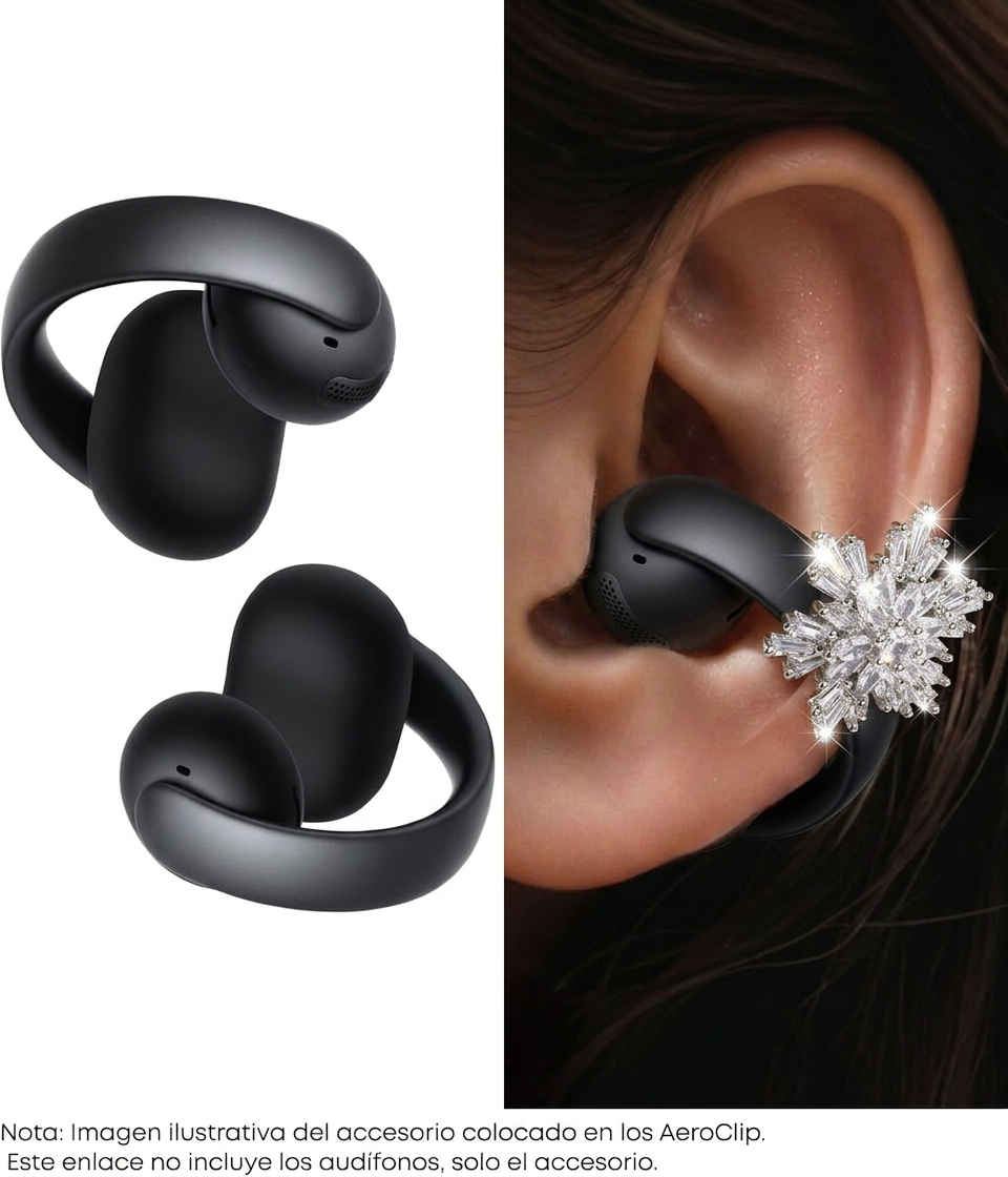 soundcore AeroClip Open Ear Headphone + Stylish Butterfly Accessory | Exclusive Design for soundcore AeroClip