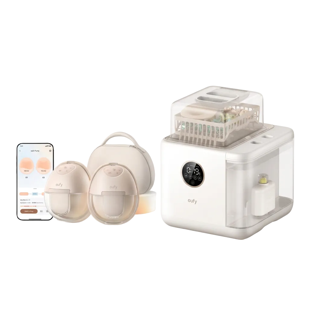 eufy Wearable Breast Pump S1 Pro + eufy Baby Bottle Washer S1 Pro