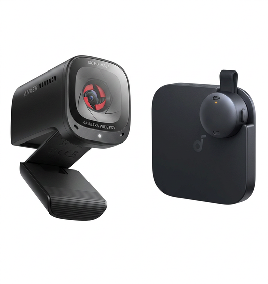 PowerConf C200 Webcam + soundcore Work