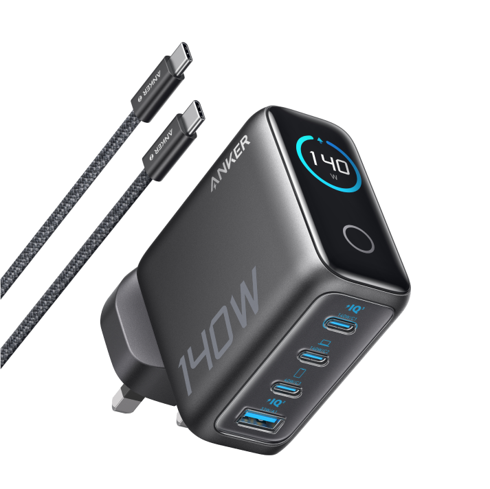 Anker charger with ActiveShield 2.0 for real-time temperature monitoring