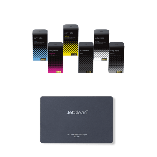 eufyMake Ink and Cleaning Cartridge Kit for UV Printer E1